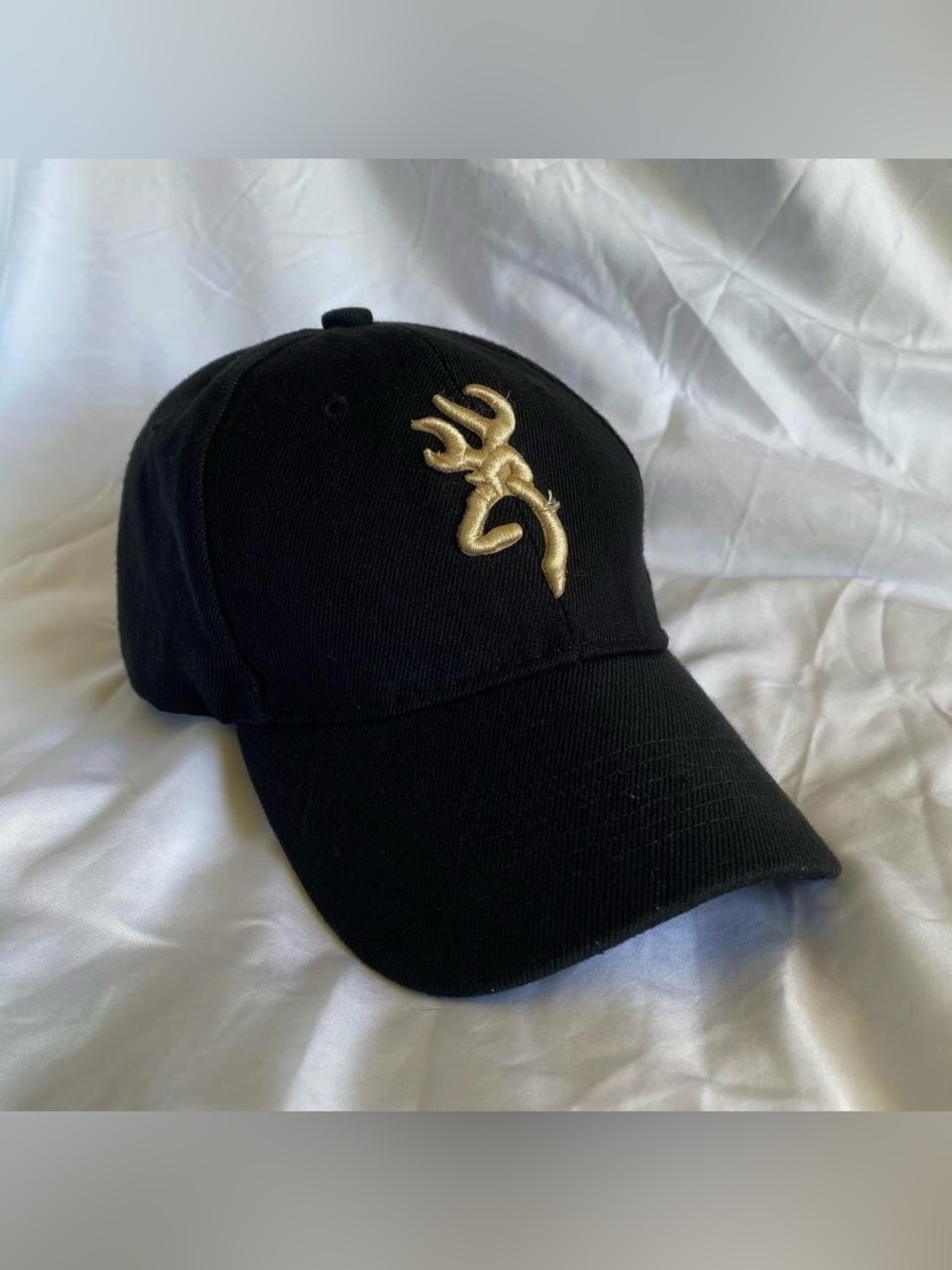 Browning Black Embroidered Deer Logo Adjustable Dad Hat Baseball Cap